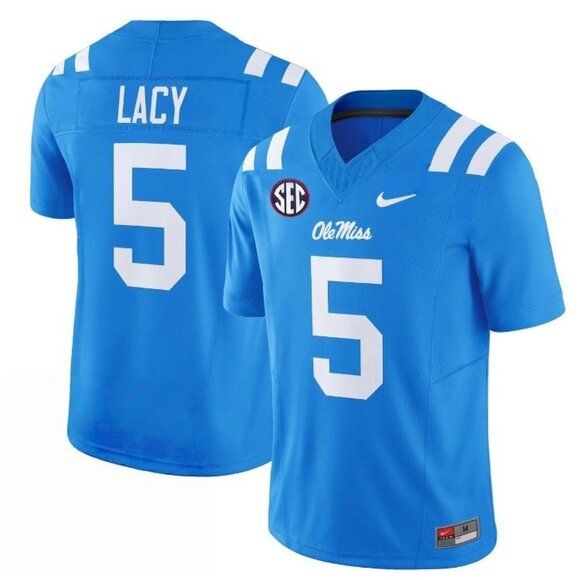 Mens Youths Size Available Kewan Lacy Vapor Jersey Stitched Blue